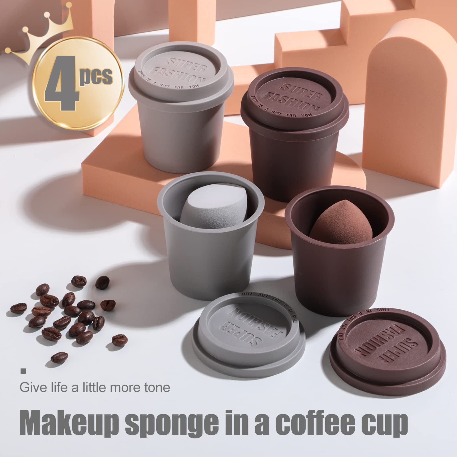 Makeup Sponge Set Foundation Blending Beauty Sponge For Liquid Cream And Powder Multi Colored Makeup Puff