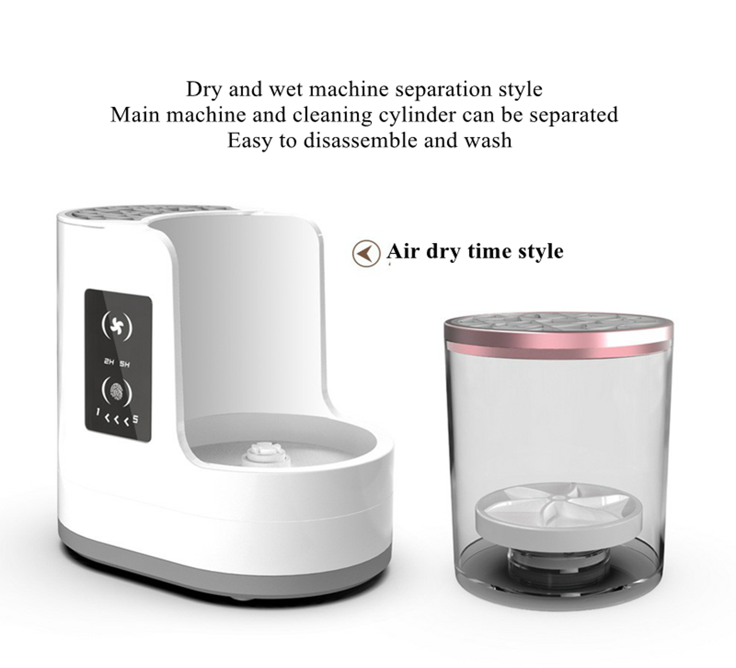 Automatic Makeup Brush Cleaner and Dryer Multi-Functional Electric Silicone Cleaner with Fast Drying and Cleansing Features