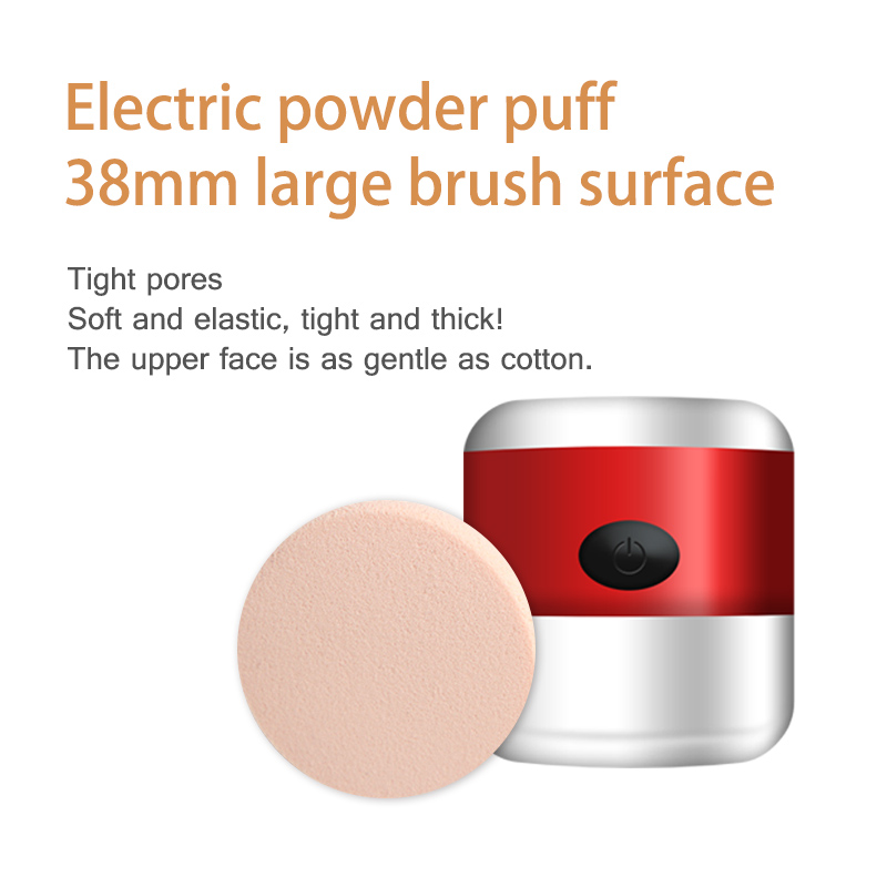 New Vibrating Make up Sponges Super Soft Cosmetic Powder Puff Blending Beauty Makeup Sponge Blender With Mirror Design