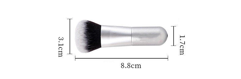 Face Makeup Brushes for Beauty Makeup Foundation Brush Custom logo Top Quality PBT Synthetic Hair Liquid Cream Foundation Brush