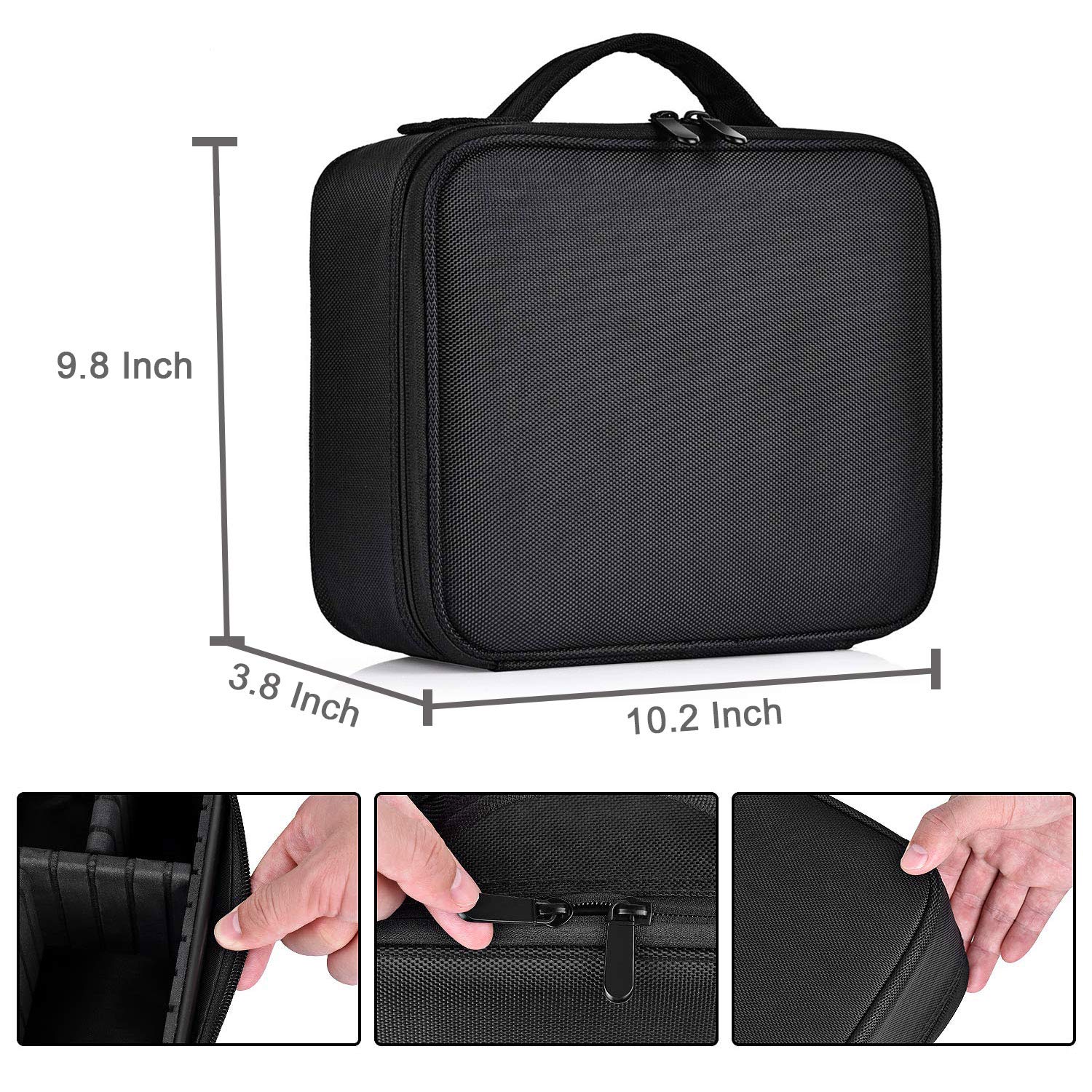 Wholesale Portable Travel Cosmetic Organizer Case Makeup Cosmetic Case Large Capacity Cosmetic Bag