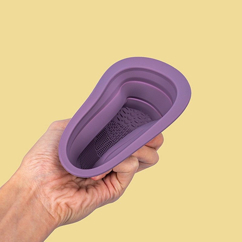Silicone Cleaning Pad for Makeup Tools Multifunctional Makeup Brush Cleaner Foldable Cleaning Mat Face Mask Bowl for Home Use