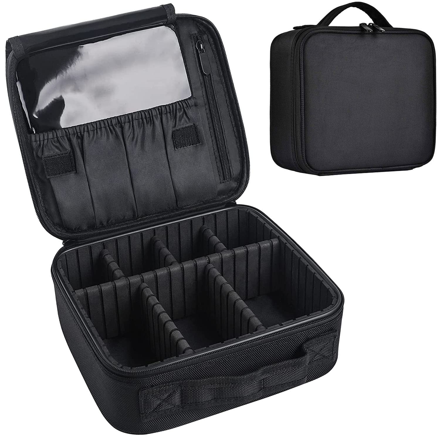 Wholesale Portable Travel Cosmetic Organizer Case Makeup Cosmetic Case Large Capacity Cosmetic Bag