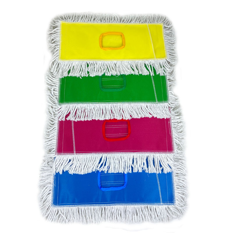 Washable Reusable Flat Dust Mop Pad Refill, Wet &amp; Dry Floor Cleaning Replacement
