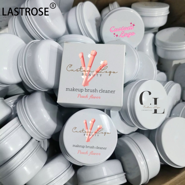 Wholesale Solid Makeup Brush Cleaner Cleaning Soap for Cleaning Makeup Brushes With Silicone Pad