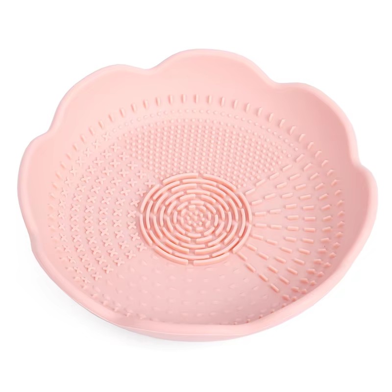 Lanson Make up Tools Washing Bowl Silicone Makeup Brush Cleaner Mat Cushion Pad Makeup Brush Cleaners
