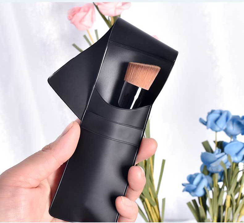 Hot Selling Professional Synthetic Travel Tool Single Angled Foundation Makeup Brush for Mineral Powder Makeup Tools