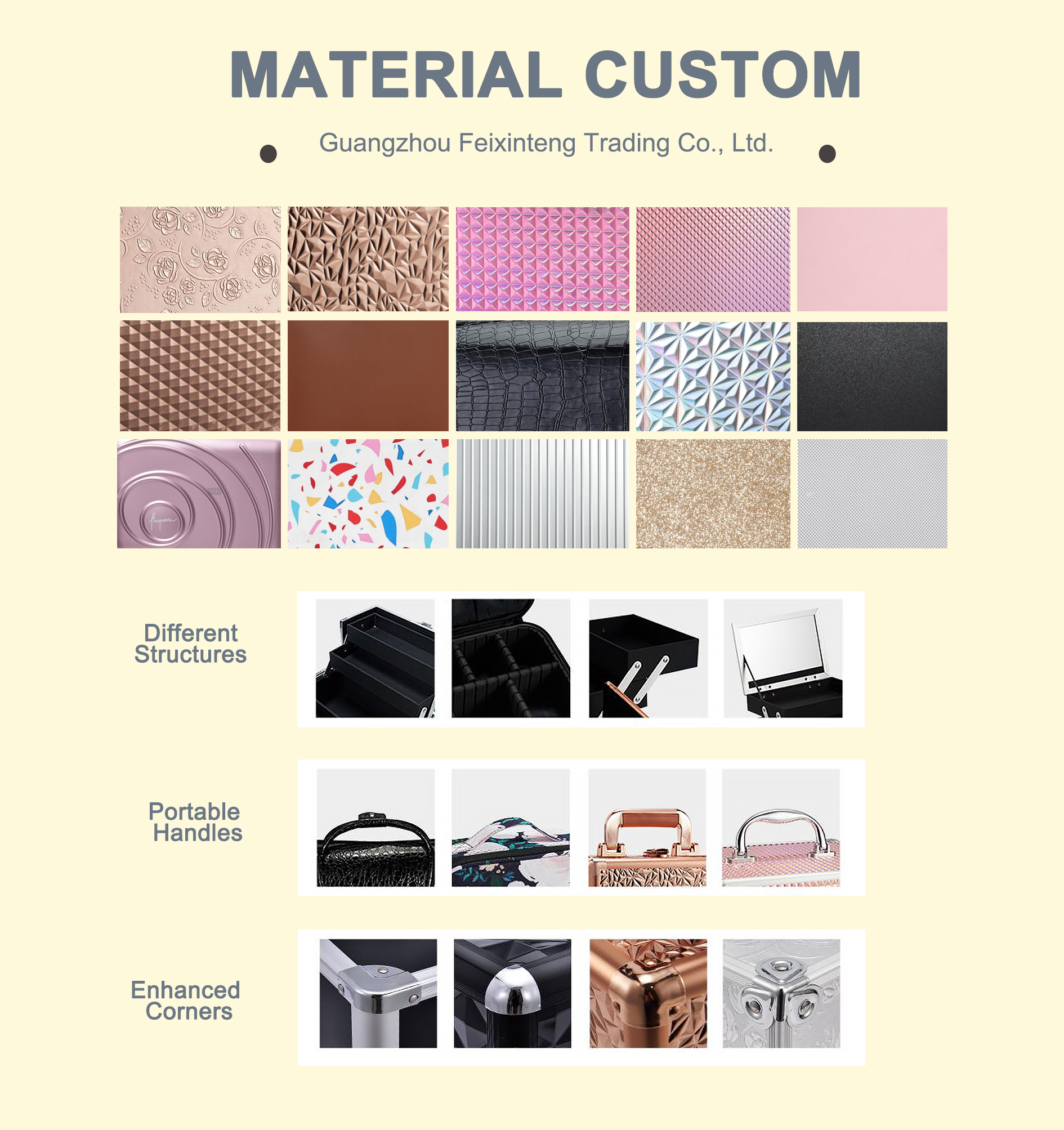 Cosmetic Train Case Feature 11