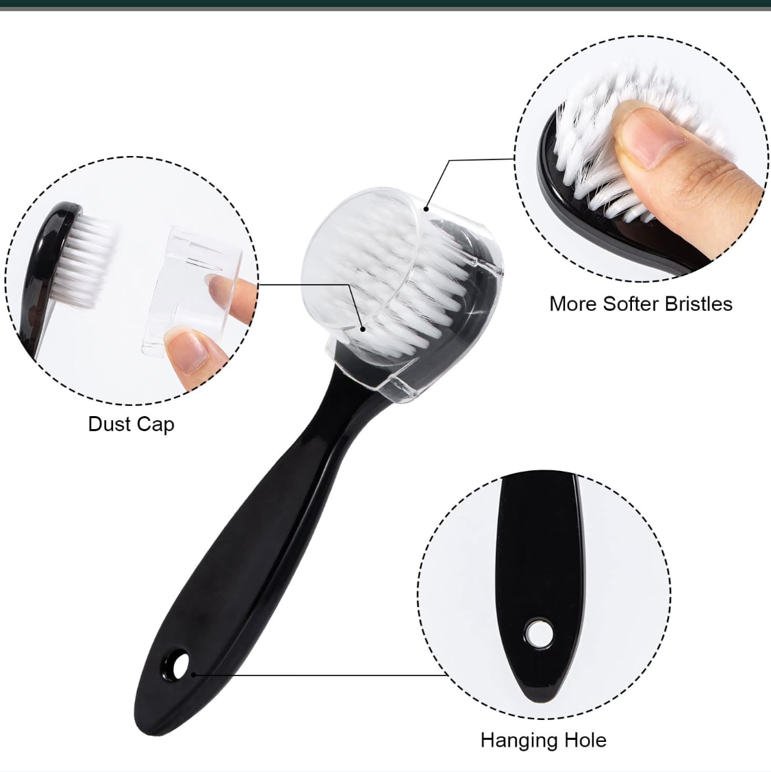 Facial Cleansing Brush, Beomeen Facial Exfoliating Brush Face Wash Scrub Exfoliator Brush For Makeup Skincare Removal