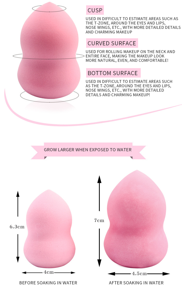 Latex Free Makeup Blender Sponge Detail 4