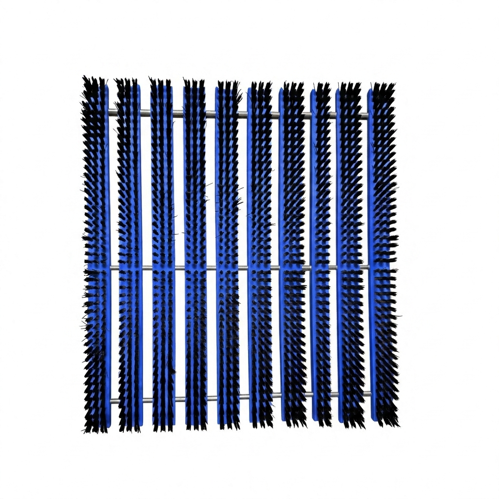 Heavy Duty Industrial Shoe Sole Cleaning Brush Mat Durable Nylon Bristles OEM Customizable for DIY Factory Workshop Entrances