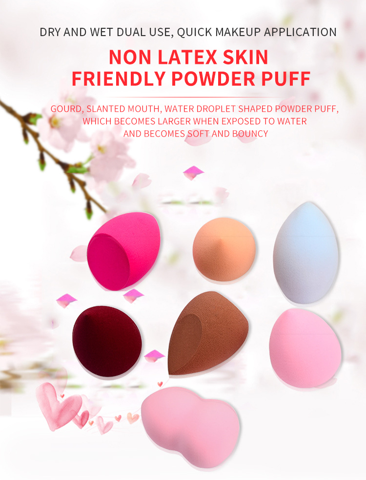 Latex Free Makeup Blender Sponge Detail 1
