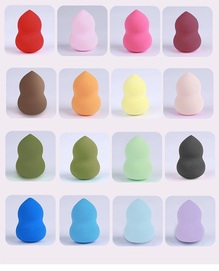 No Moq Multi-color Makeup Sponge Wholesale Custom Logo Latex-free Beauty Makeup Blender Foundation Sponge