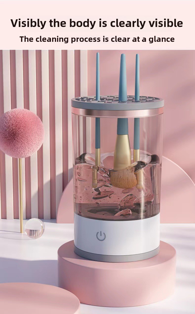 Makeup brush cleaner size details