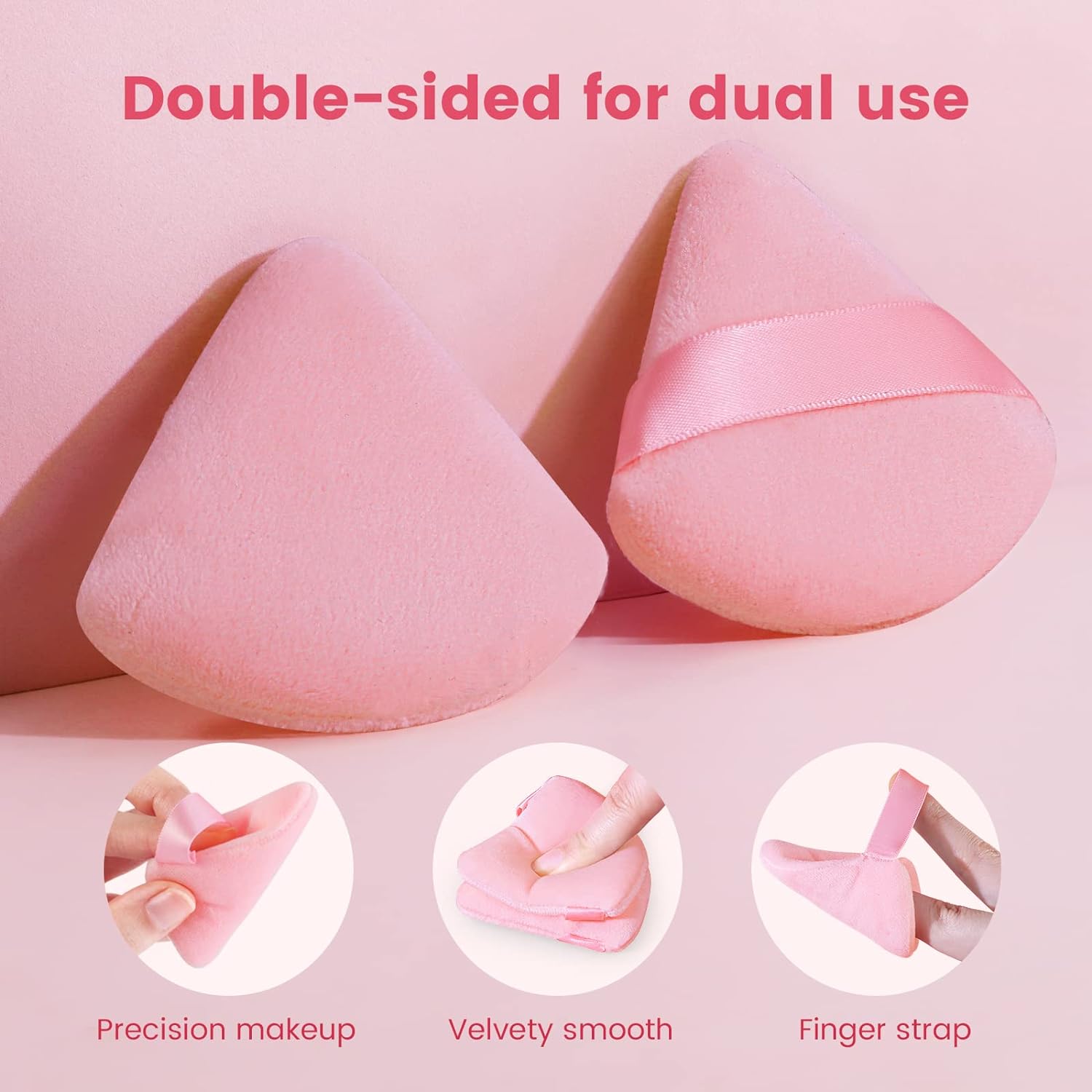 Triangle Makeup Puff Display