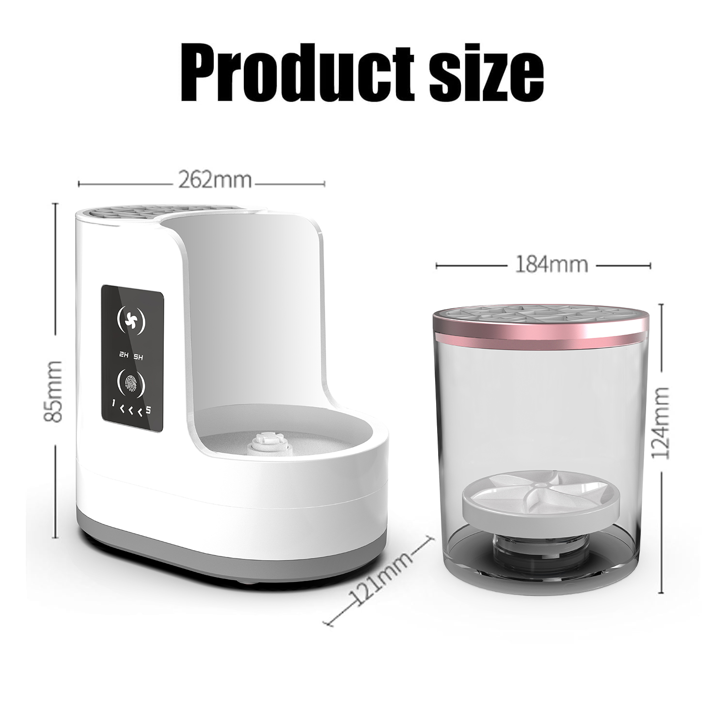 2025 Upgrade Efficient Electric Makeup Brush Cleaner Machine Automatic Spinning Makeup Brush Cleaner for Deep Cleaning