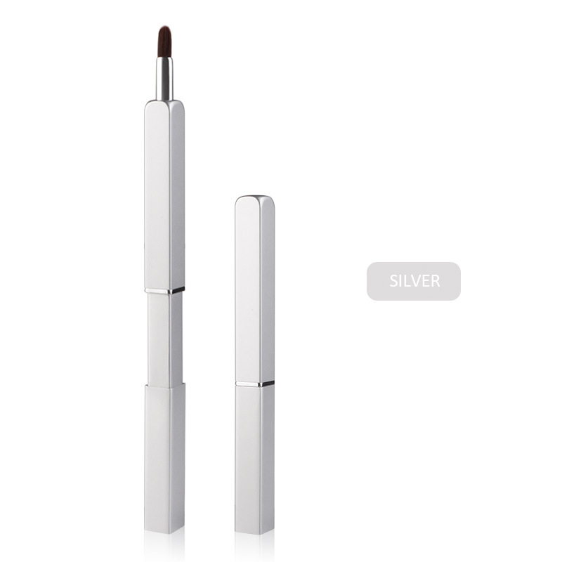 Multicolor Retractable Cosmetic Lip Makeup Brush Tool Applicators Lip Single Brush Private Logo