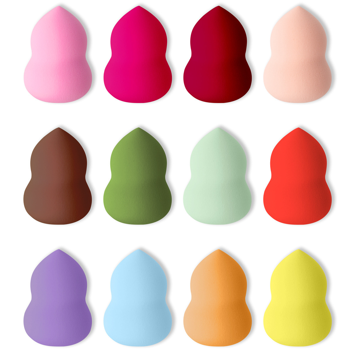 Makeup Puff Super Soft High Quality Facial Multi Colors Foundation Powder Puff Private Label Makeup Blender Sponge