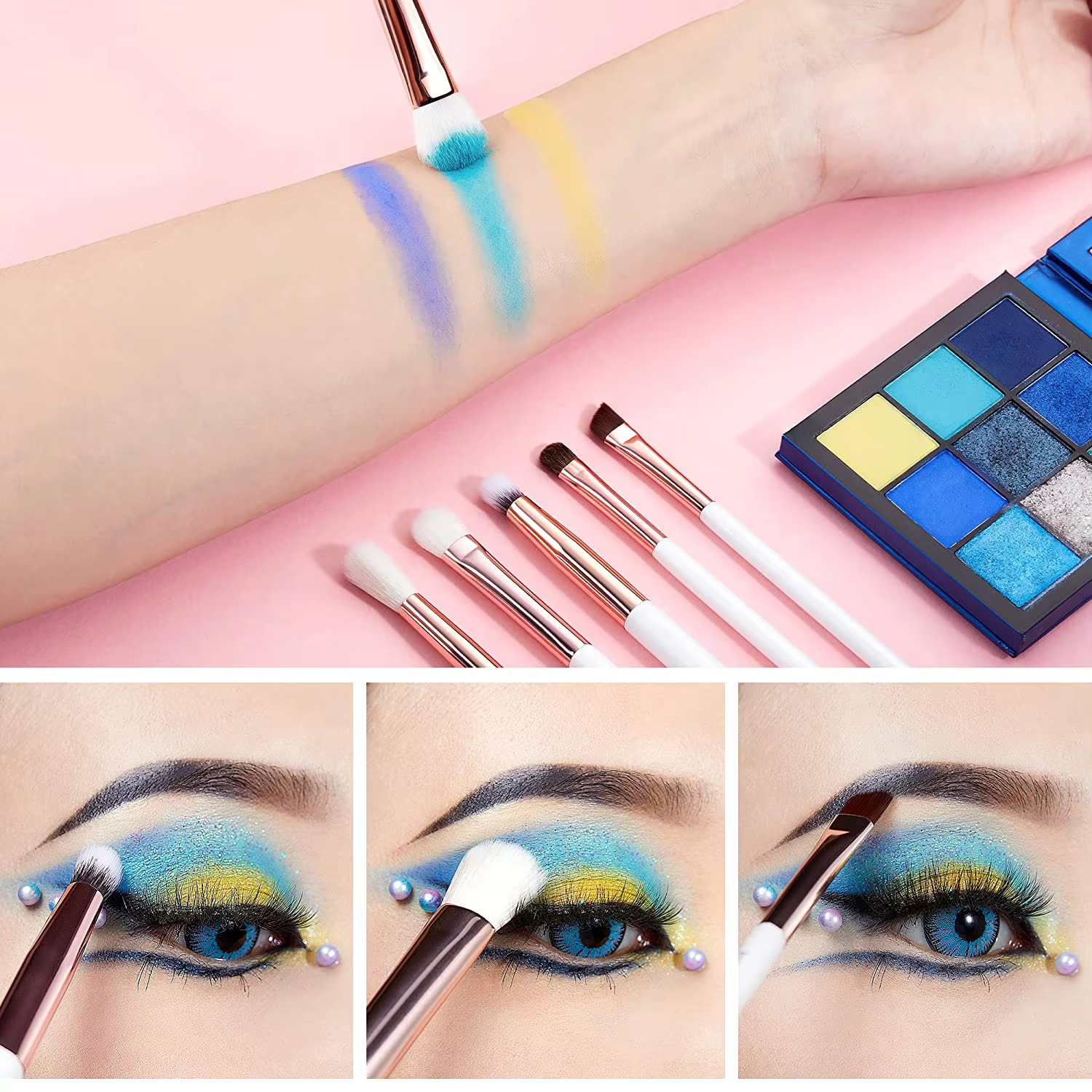 Professional Makeup Brushes Factory Wholesale Make up Eyeshadow Brush Set Eyebrow Concealer Eyeliner Brush Beauty Tools