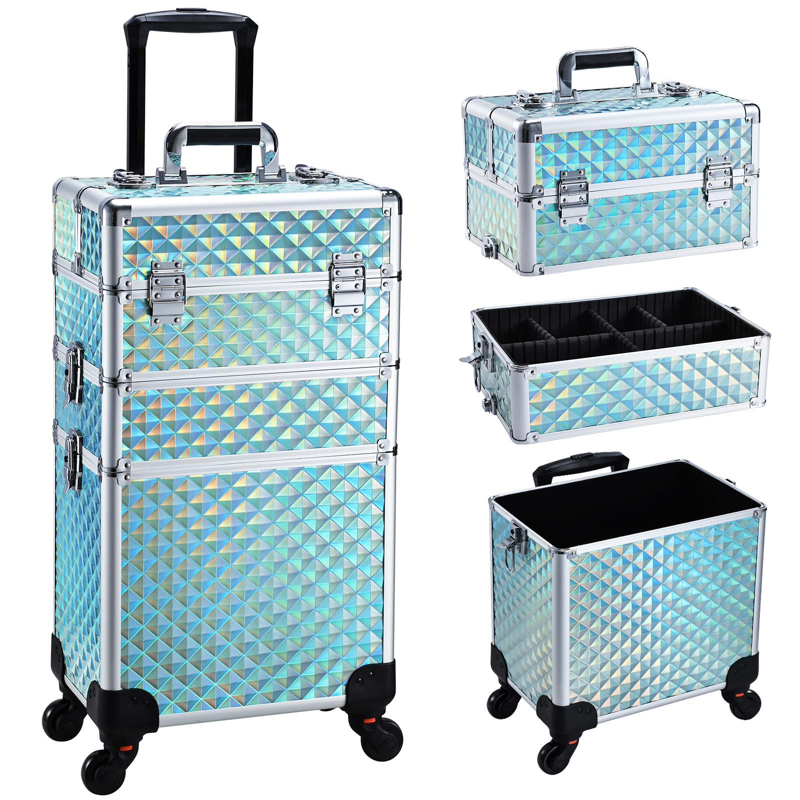 Makeup Rolling Case Display 10