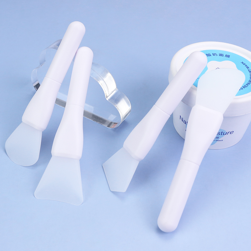 Wholesale Custom Logo Soft Silicone Face Mask Brush DIY Makeup Tools Facial Mud Mask Applicator Brush