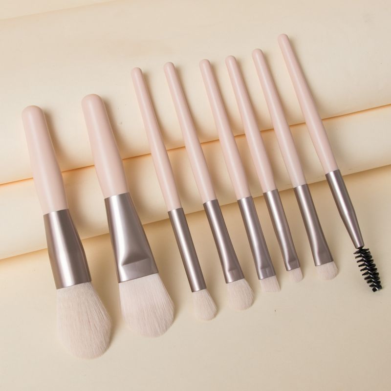 High Quality Customizable Makeup Powder Brushes Quality Face Powder Brushes 8pcs Set for Concealer Application