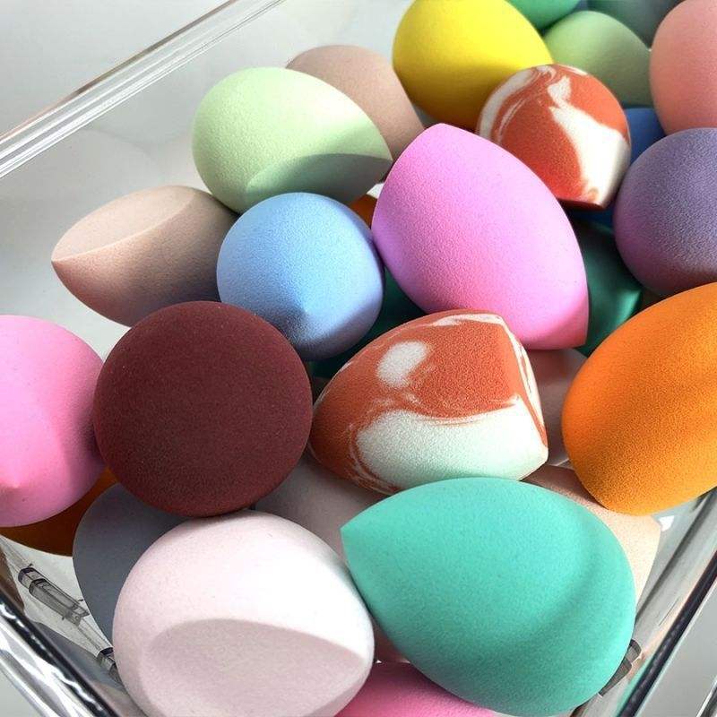 Beauty Egg Top Grade Latex Free Blending Sponges Black Makeup Sponges Blender Foundation Powder Sponge