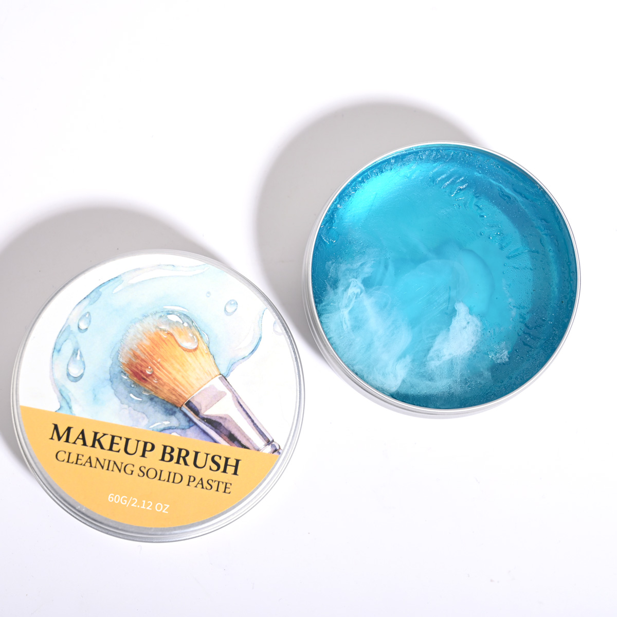 60g Hot Solid Makeup Brush Cleaner Soap Private Label Makeup Brushes Shampoo Makeup Sponge Brush Washing