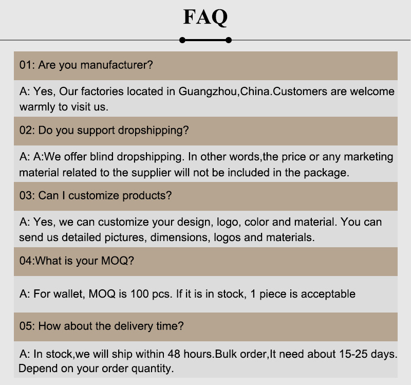 FAQ banner