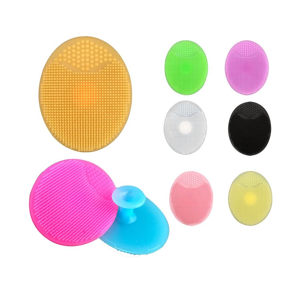Acne Blackheads Pore Cleanser Soft Silicone Facial Cleansing Pads Brush Face Scrubbers Private Label Customizable