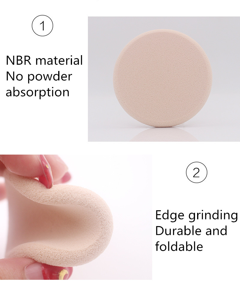 Latex Foundation Puff Round Shape View 3