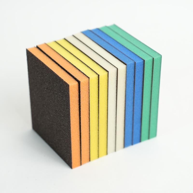 Factory Hot Sale SCORPION STAR H23 High Efficiency High Multicolor Sand Sponge Wet/Dry Softback Foam Pad Hand Pad Sponge