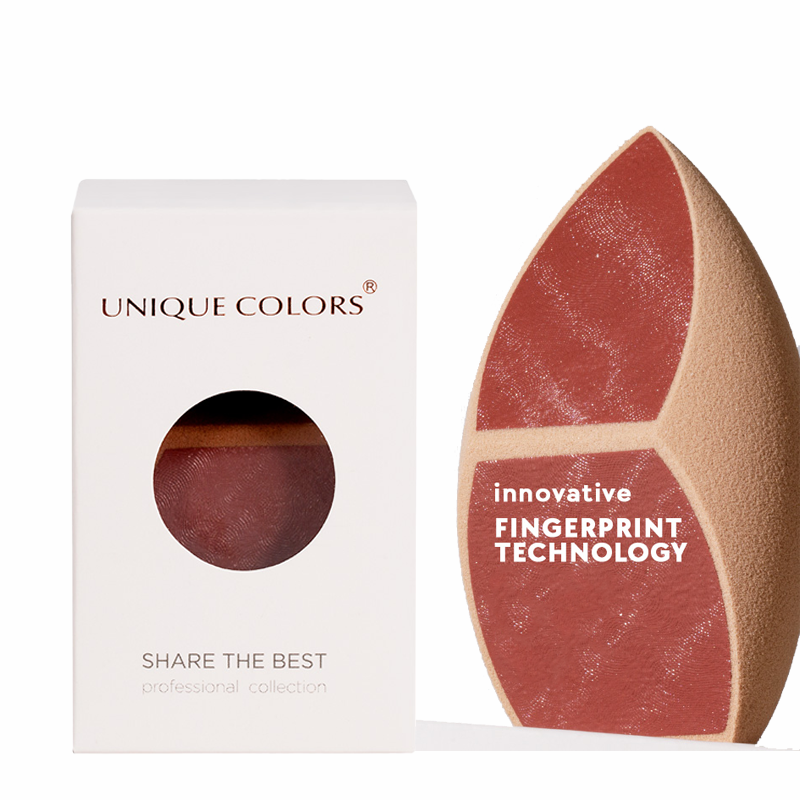 Cosmetic Sponge Egg Teardrop Blender Latex Free 3-in-1 Washable Facial Use Private Label Custom Logo 3 Cut Makeup Sponge