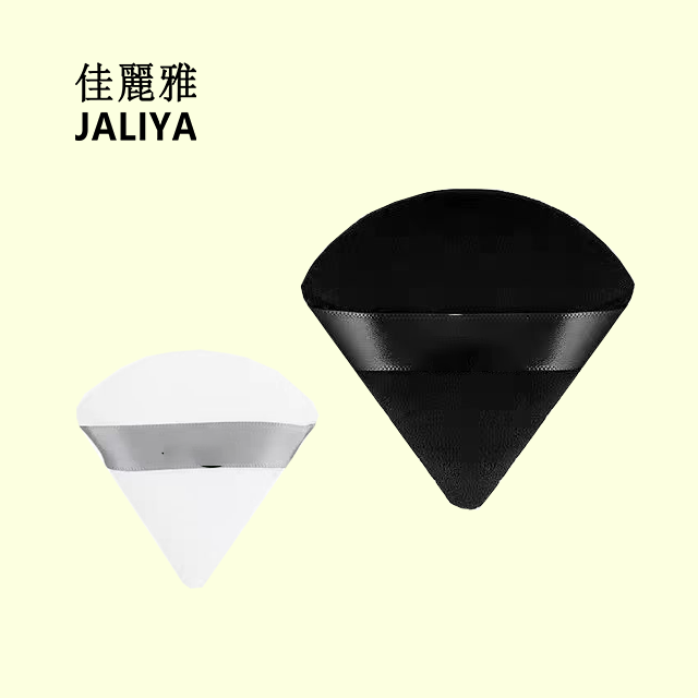 High Density Dry Powder Loose Powder Makeup - Crystal Velvet Sponge Super Soft Triangular Powder Puff