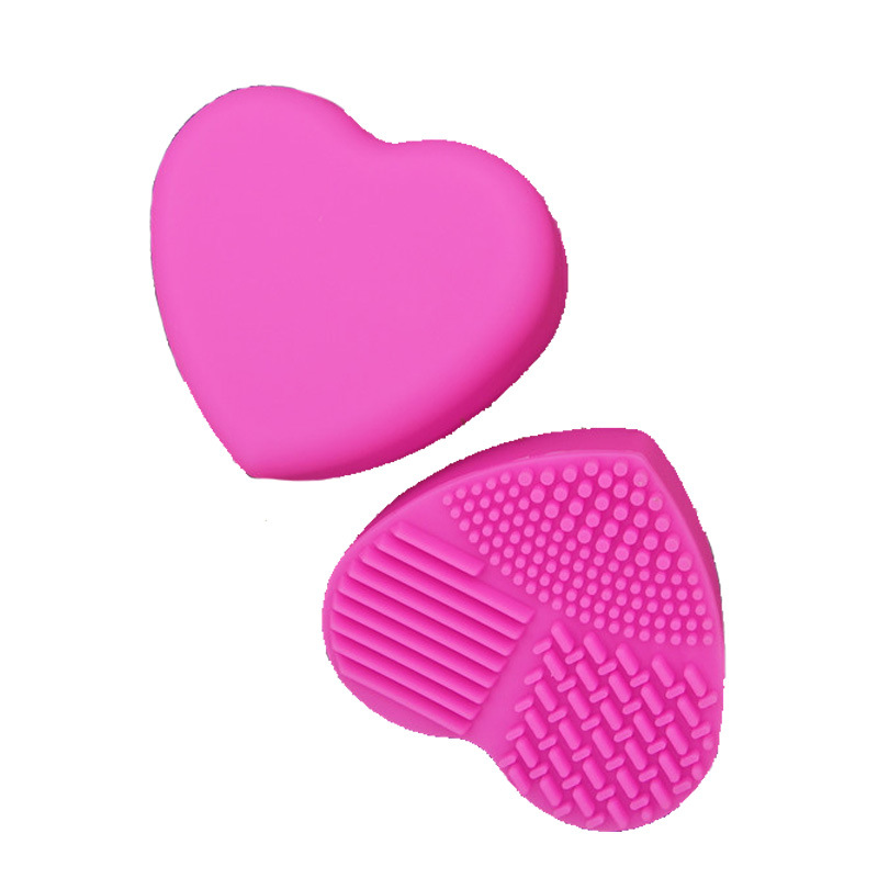 Silicone Brush Cleaner Cosmetic Make up Washing Brush Gel Cleaning Mat Foundation Makeup Brush Cleaner Pad Scrubber Board