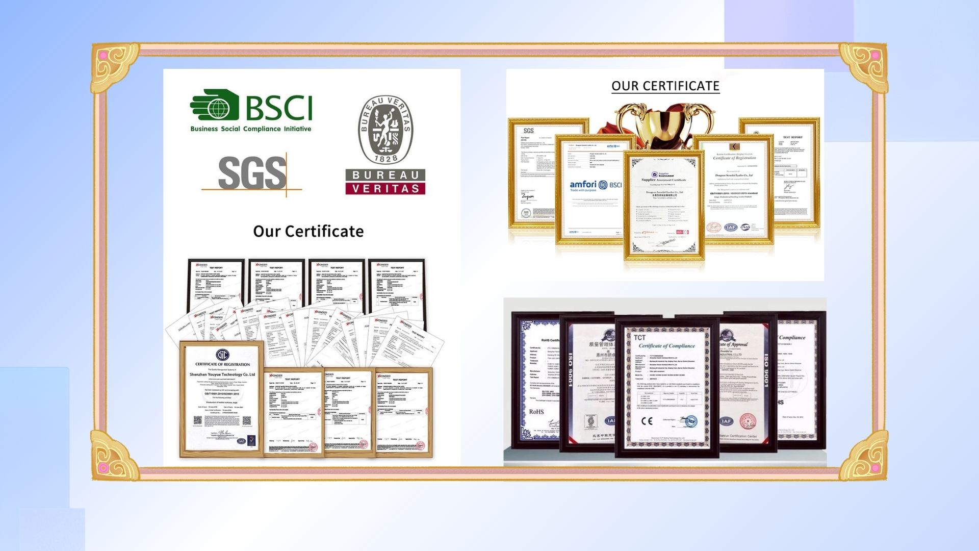 Certifications Display