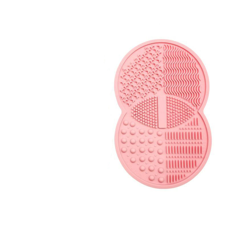 Makeup brush cleaner cleaning side view
