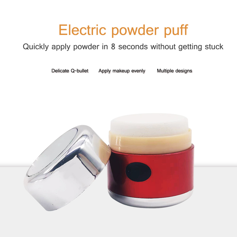 New Vibrating Make up Sponges Super Soft Cosmetic Powder Puff Blending Beauty Makeup Sponge Blender With Mirror Design