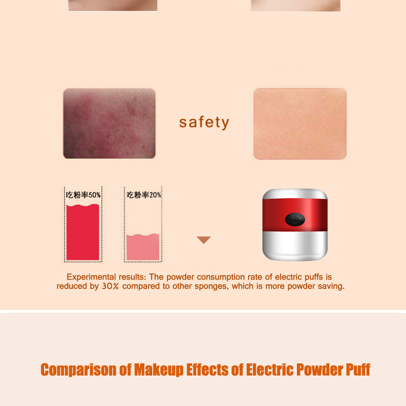 Electric Facial Make Up Puff 9