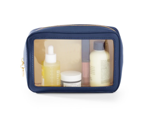 Fashion Transparent Travel Organizer Makeup Bag Zipper Leather Pvc Clear Cosmetic Pouch For Women