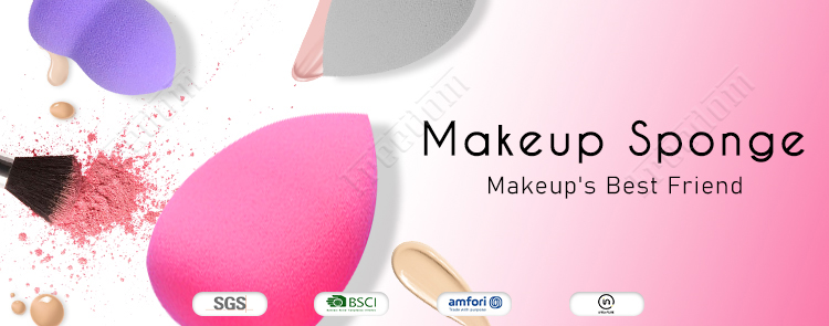 Customized Latex Free Make Up Sponges Soft Beauty Makeup Sponge Blender