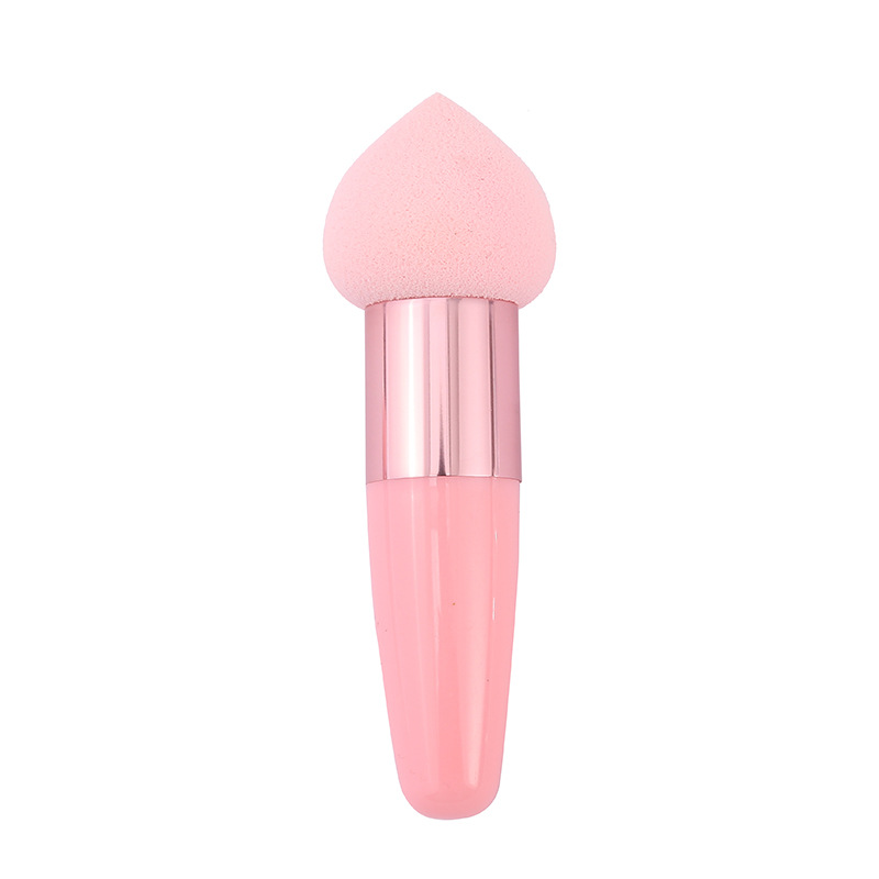 Makeup Sponges Foundation Beauty Blending Wet and Dry Cosmetic Concealer Face Brush Egg Sponge Powder Puff with Handle