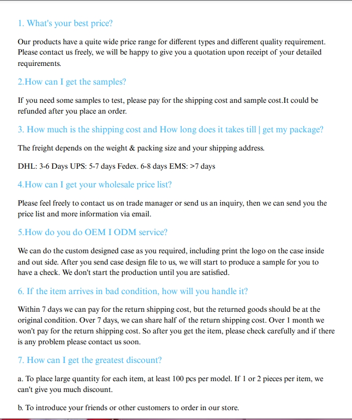 FAQ banner image