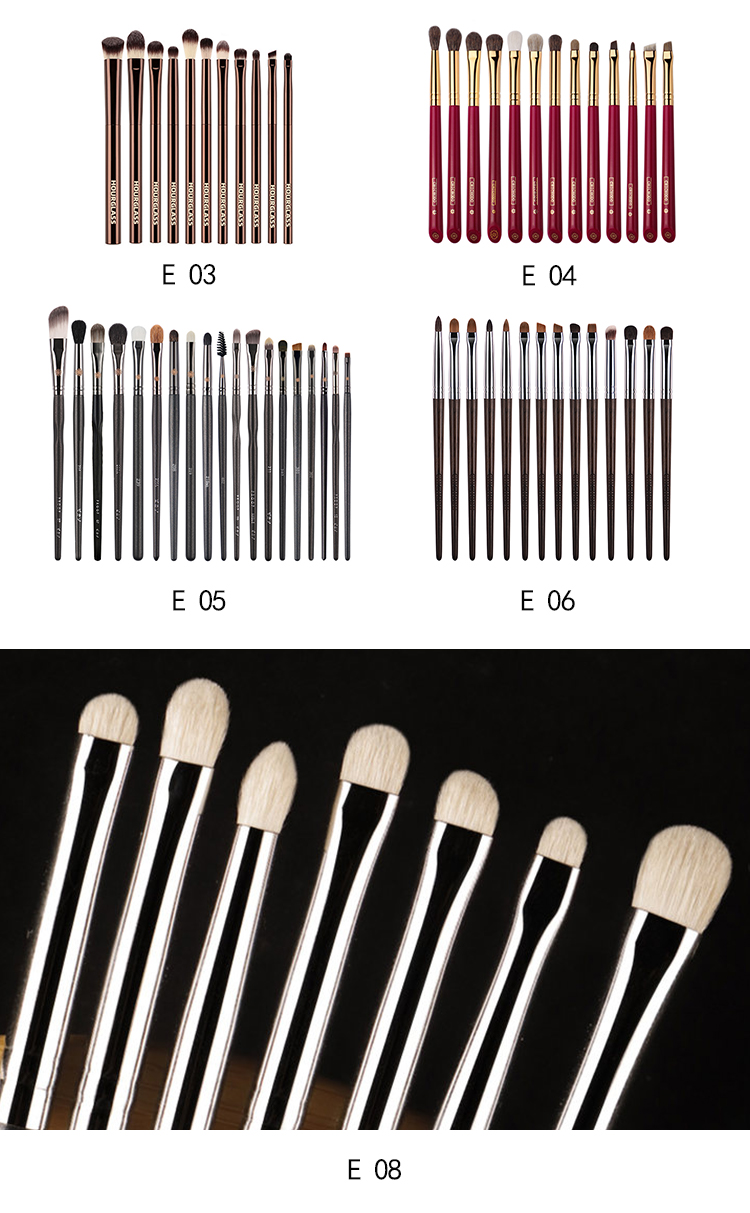 Eye Makeup Brush Set Eyeshadow Eyelash Eyebrow Makeup Brushes Convenient Eyebrow Eyeshadow Eyelash Brush Set
