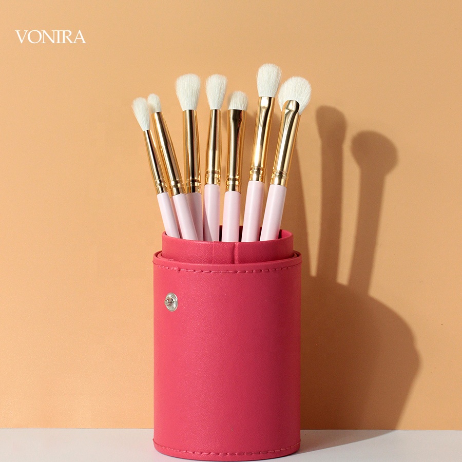 Vonira Makeup Eyeshadow Blending Brushes Set Full Complete Best Eye Brushes Set Essential Make up Cosmetic Eye Brush Eyebrow Kit