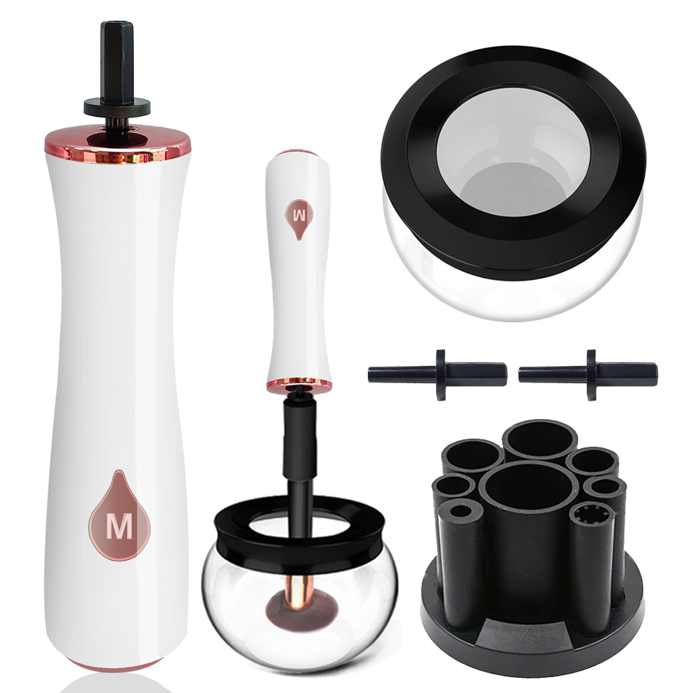 NEW DESIGN Electric Makeup Brush Cleaner Automatic Silicone Brush Cleaning Washing Portable Cosmetic Brush Cleaner Machine