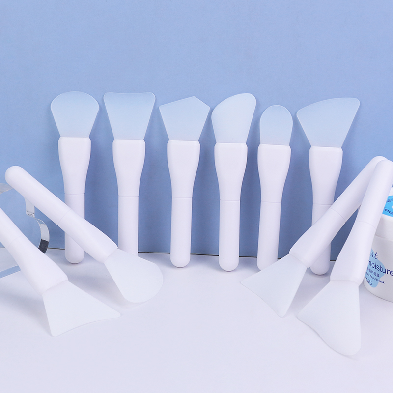 Wholesale Custom Logo Soft Silicone Face Mask Brush DIY Makeup Tools Facial Mud Mask Applicator Brush