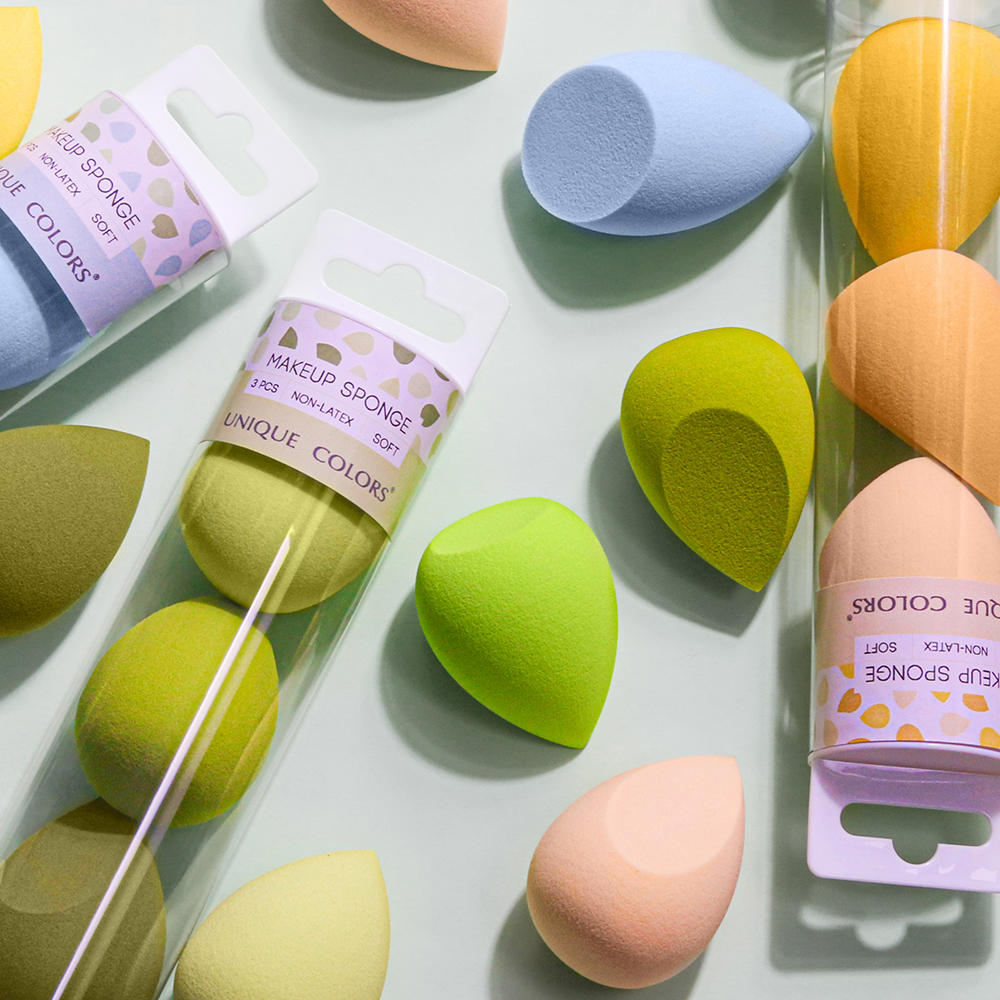 Private Label Cosmetics Makeup Sponge Blender Beauty Blending Sponge Customized Latex Free Best Foundation Sponge