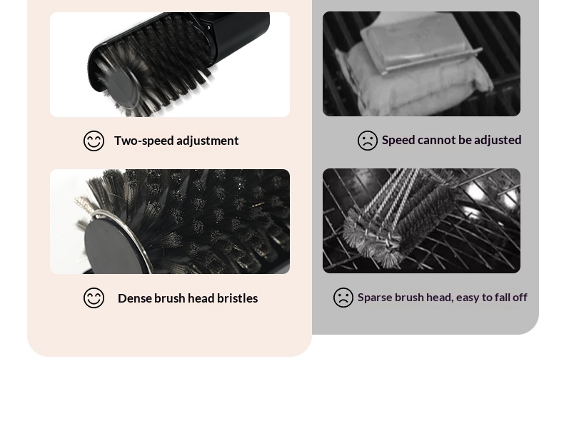 Grill brush cleaning display 5
