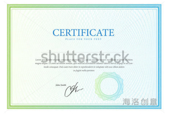Certificate 3